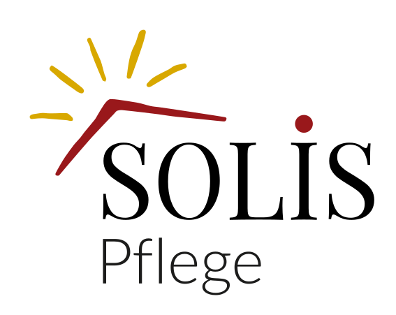 QueerPflege-LSBTIQ-Pflege Ein stilisiertes Logo mit dem Text „Pflege“ unterhalb einer roten Linie mit gelben Strahlen, die von der oberen linken Ecke ausgehen und einem kleinen roten Punkt rechts.